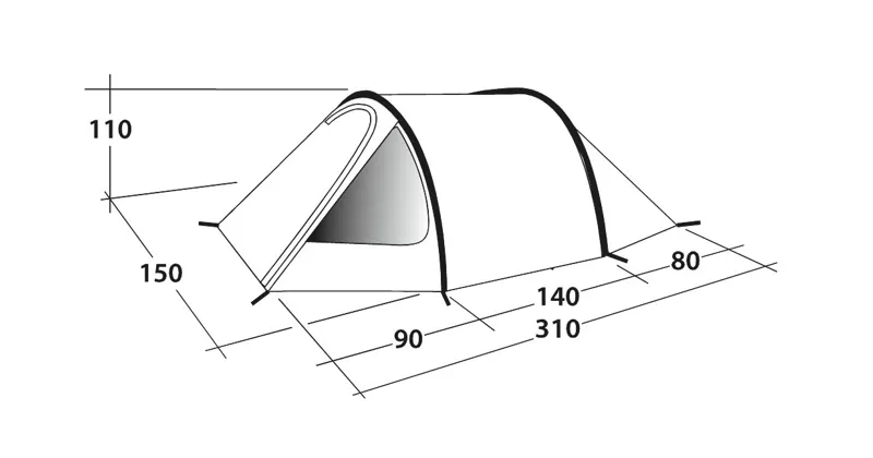 Outwell Earth 2 Tent - 2021 Model-2